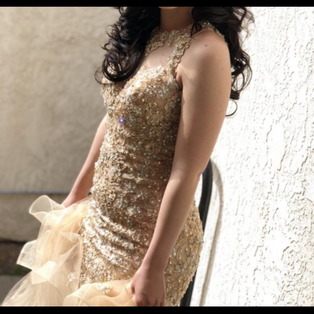 Gold Prom Dress